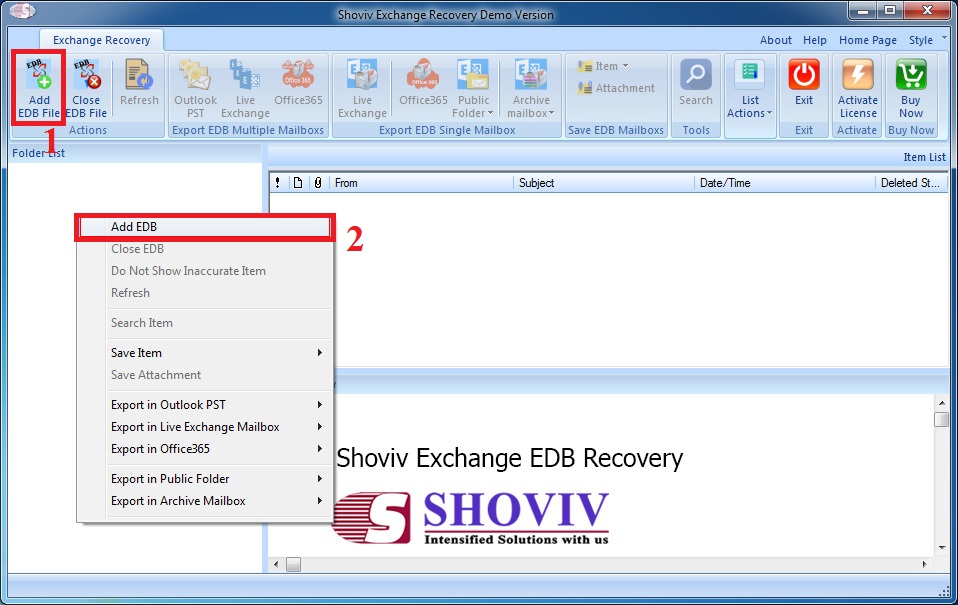 EDB Mail recovery software